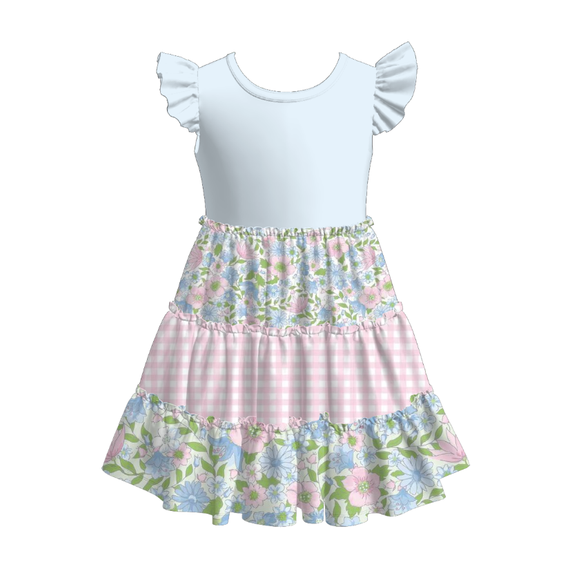 (Pre Order)Family Spring&Summer Floral Print Dress&Romper
