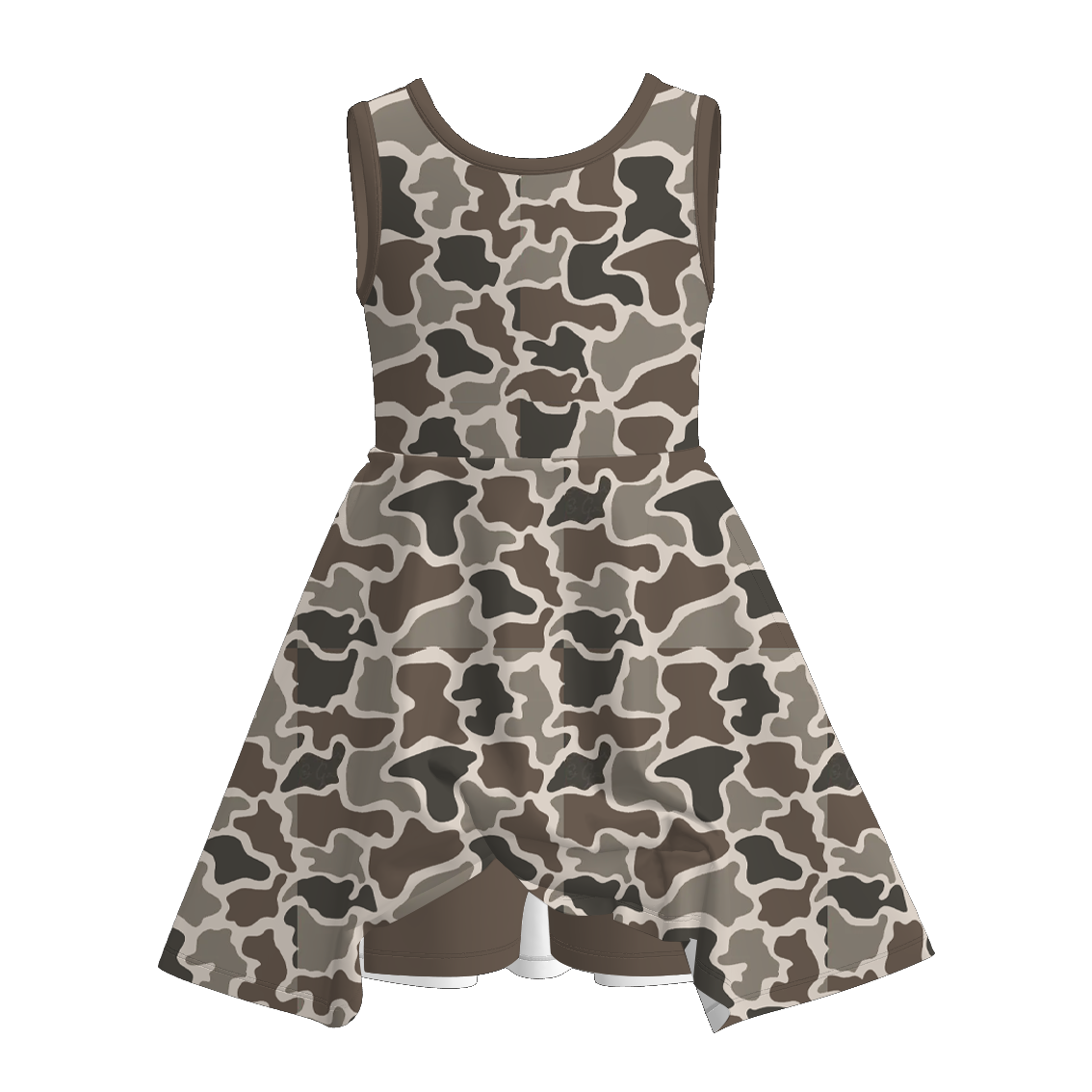 (Pre Order)Family Father's Day Camouflage Print Dress,Set,Top&Romper