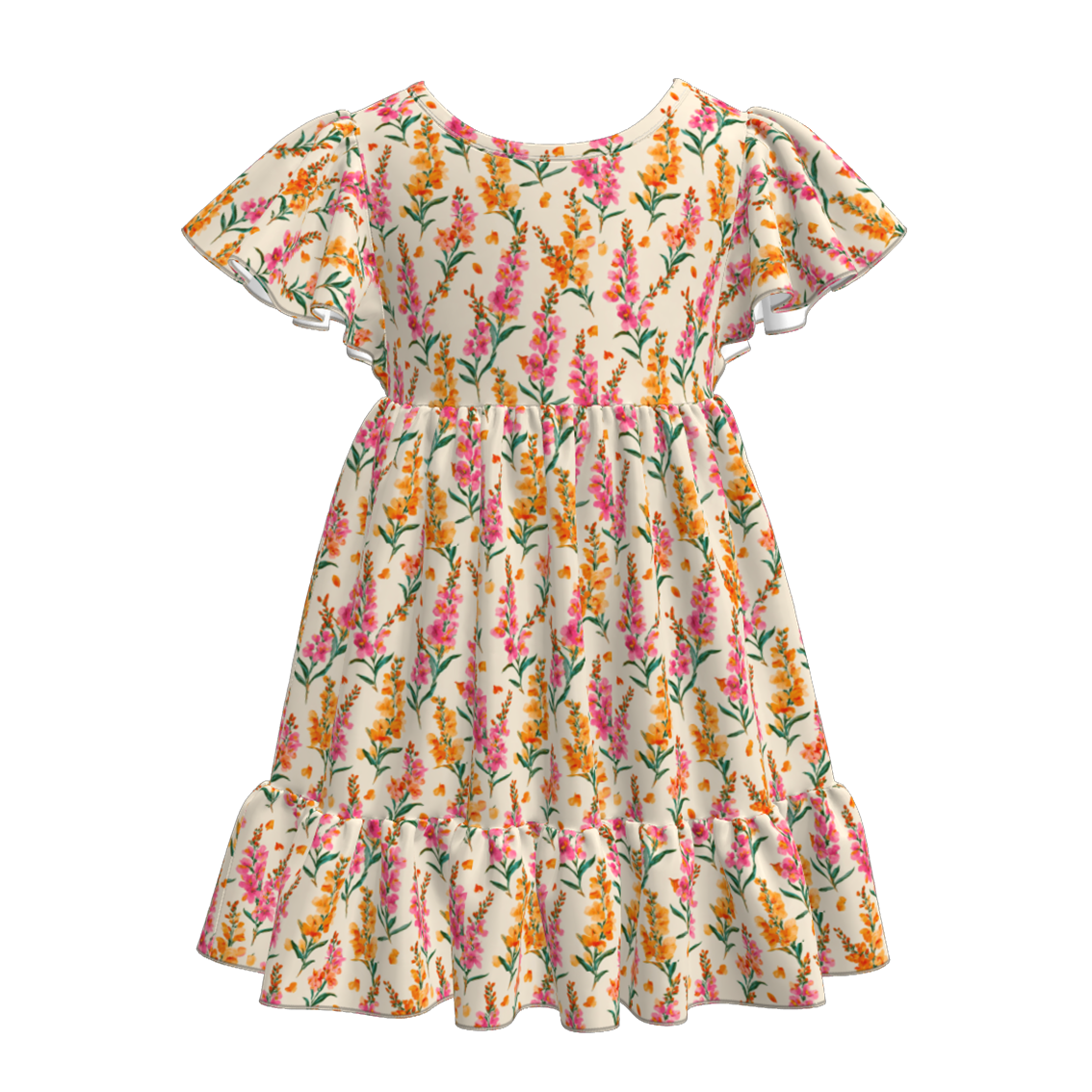 (Pre Order)Mommy and Me Spring&Summer Floral Print Dress