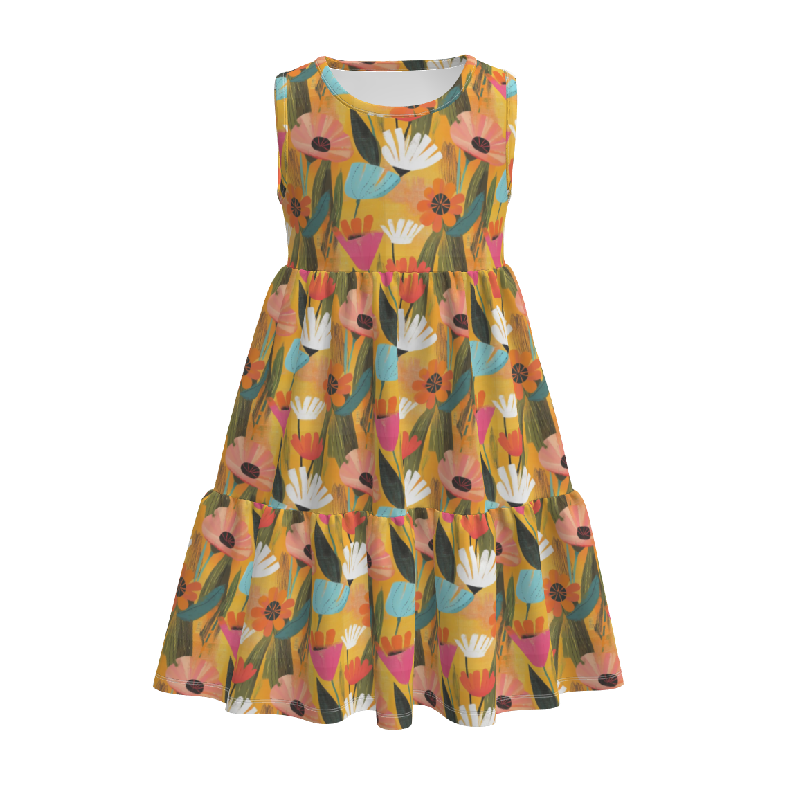 (Pre Order)Mommy and Me Spring&Summer Floral Print Dress