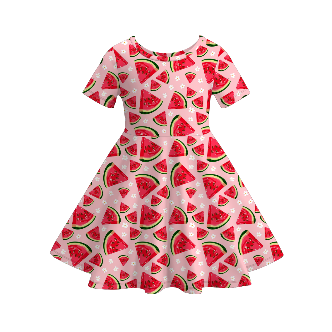 (Pre Order)Girls Spring&Summer Lemon Print Dress