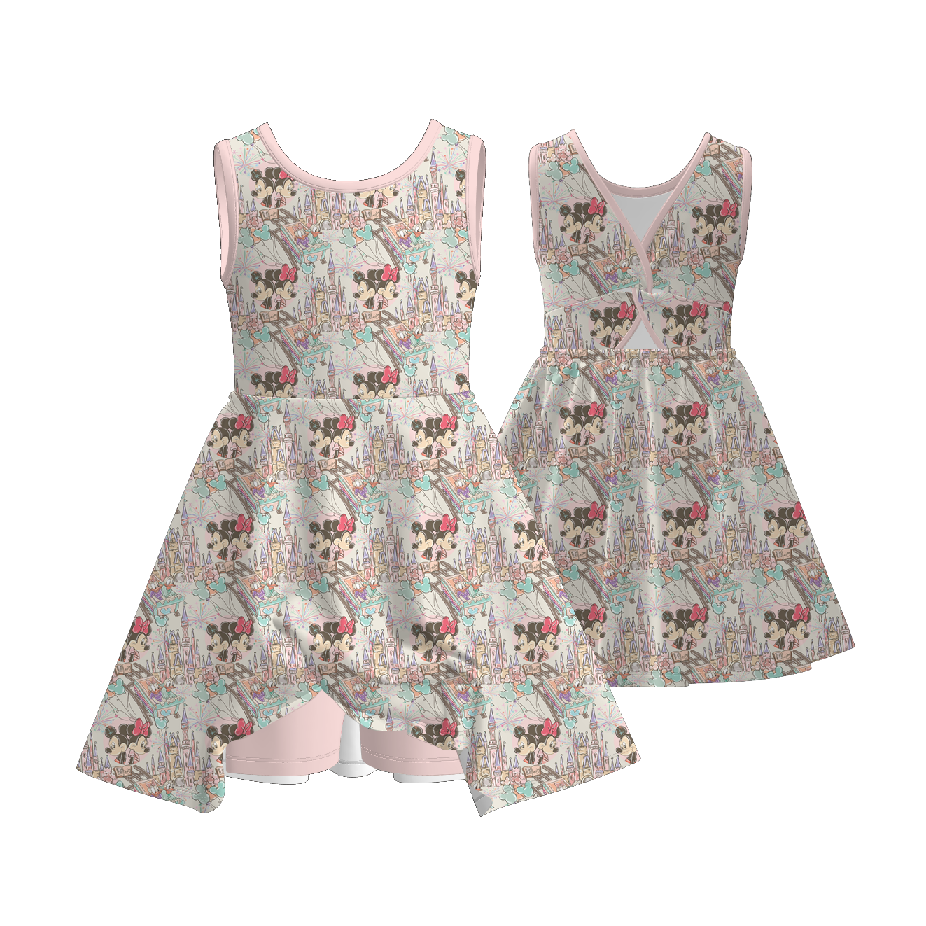 (Pre Order)Sisters Spring&Summer Magical World Print Dress,Set&Romper