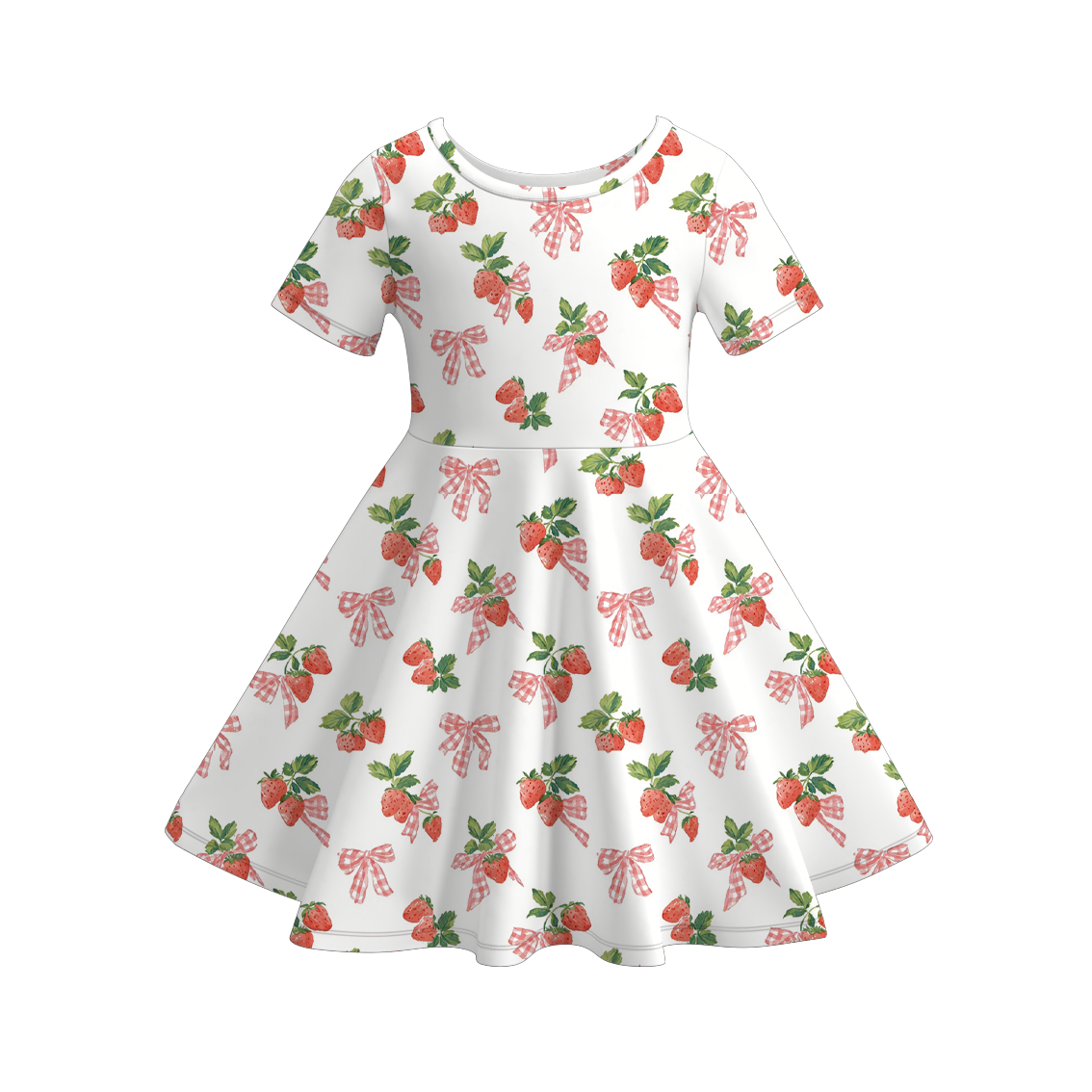 (Pre Order)Sisters Spring&Summer Floral,Strawberry Print Dress&Romper