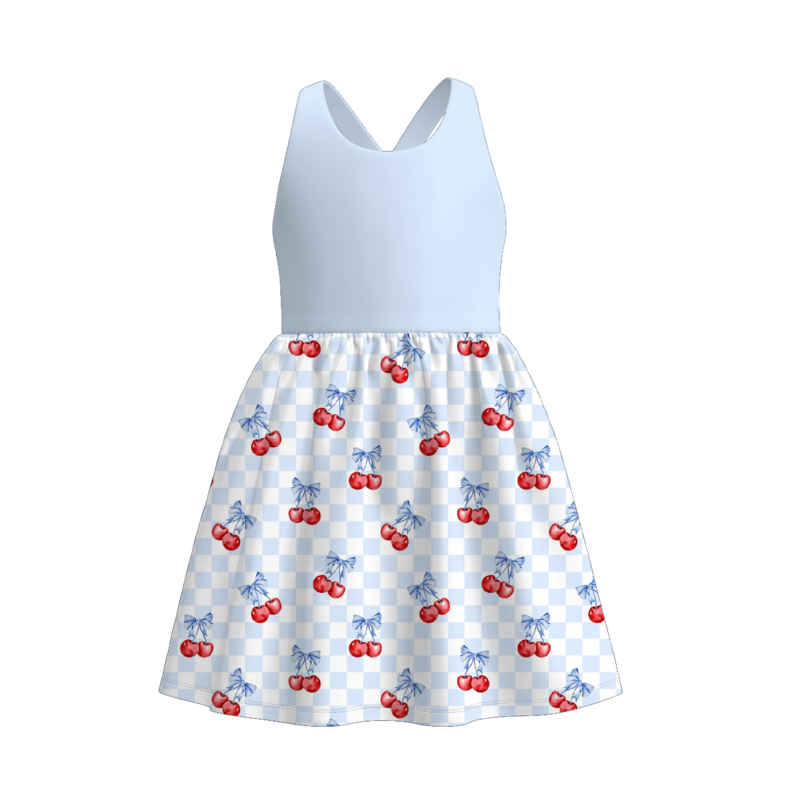 (Pre Order)Girls Patriotic Print Dress