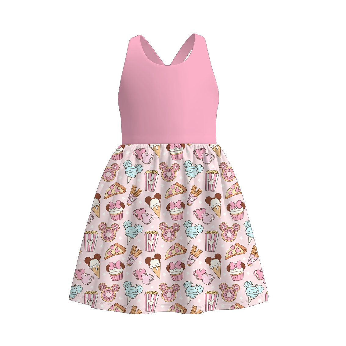 (Pre Order+Prepack Zone)Girls Goose&Princess Print Dress,Set(Mix Size)