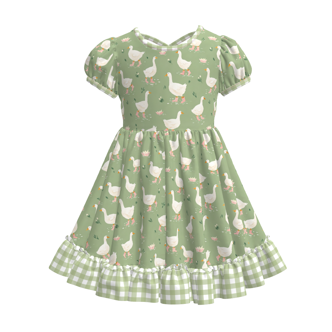 (Pre Order+Prepack Zone)Sisters Goose&Insect Print Dress&Romper