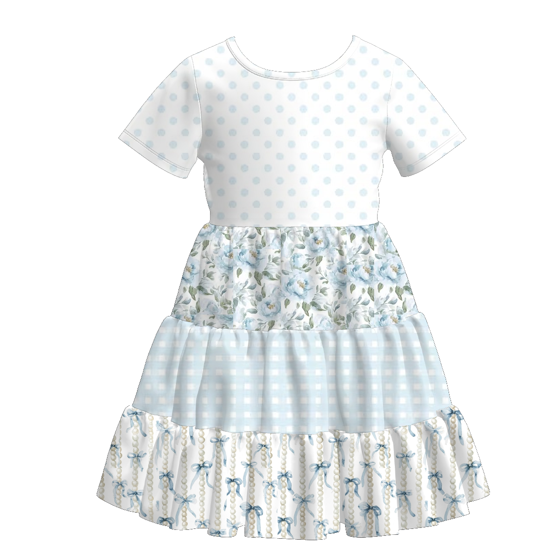 (Pre Order+Prepack Zone)Family Spring&Summer Floral Print Dress(Mix Size)