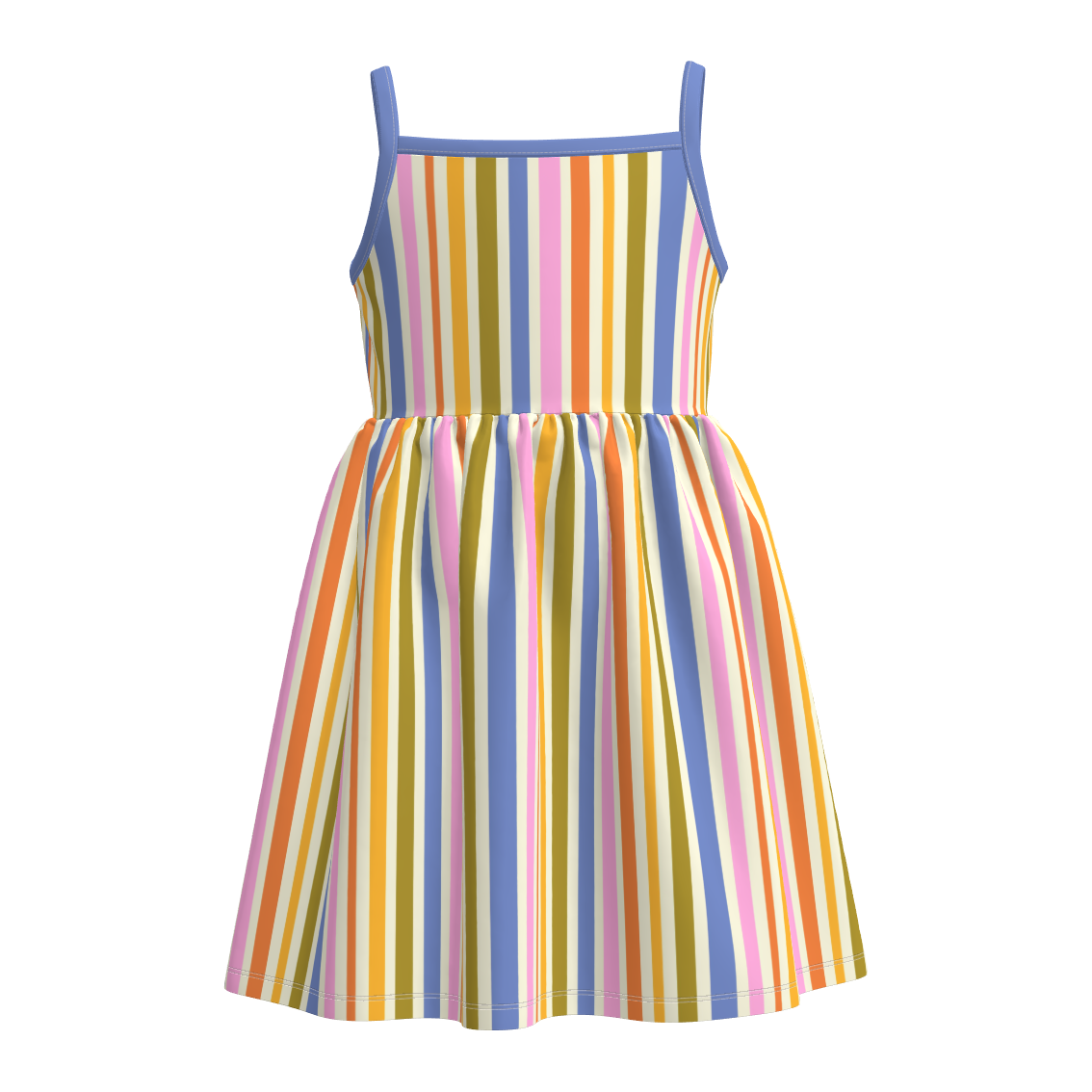 (Pre Order+Prepack Zone)Girls Spring&Summer Stripe Slip Dress(Mix Size)