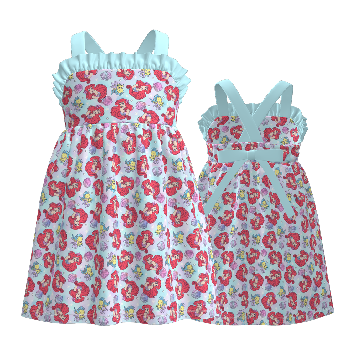 (Pre Order+Prepack Zone)Sisters Princess&Goose Print Dress&Romper