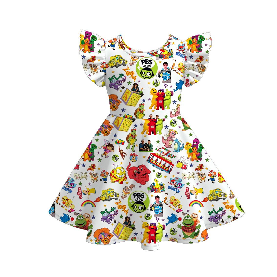 (Pre Order+Prepack Zone)Siblings Summer Cartoon Print Dress&Hoodie