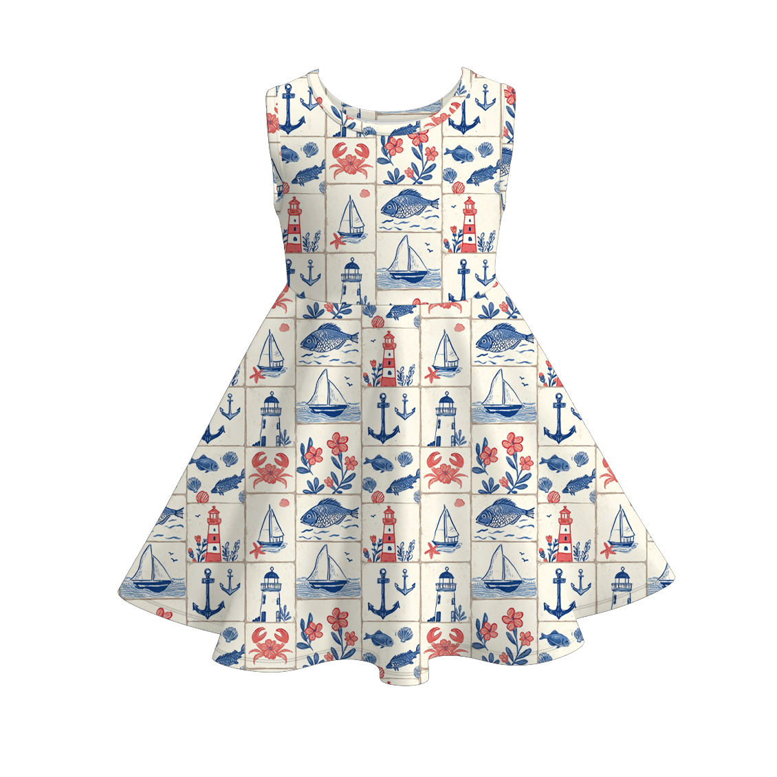 (Pre Order+Prepack Zone)Family Spring&Summer Print Dress(Mix Size)