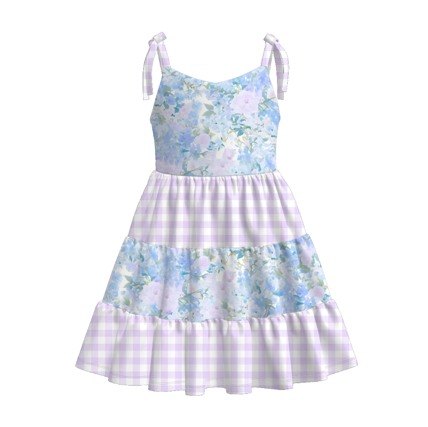 (Pre Order+Prepack Zone)Girls Summer Floral&Fruit Print Slip Dress(Mix Size)