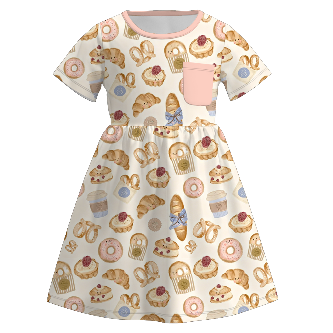 (Pre Order+Prepack Zone)Siblings Fall Dessert Print Dress,Set,Pants&Romper