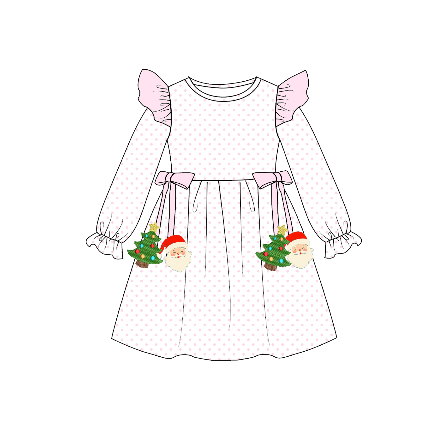 (Pre Order)Siblings Christmas Dress,Set&Romper