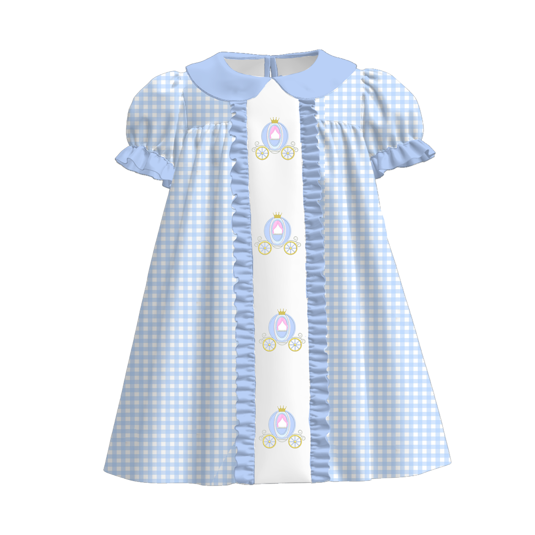 (Pre Order)Sisters Princess Embroidery Dress&Romper