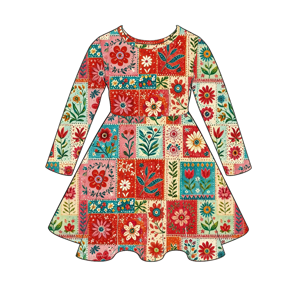 (Weekly Pre-Order)Sisters Fall Floral Print Dress,Set&Romper(Ends 9.20)