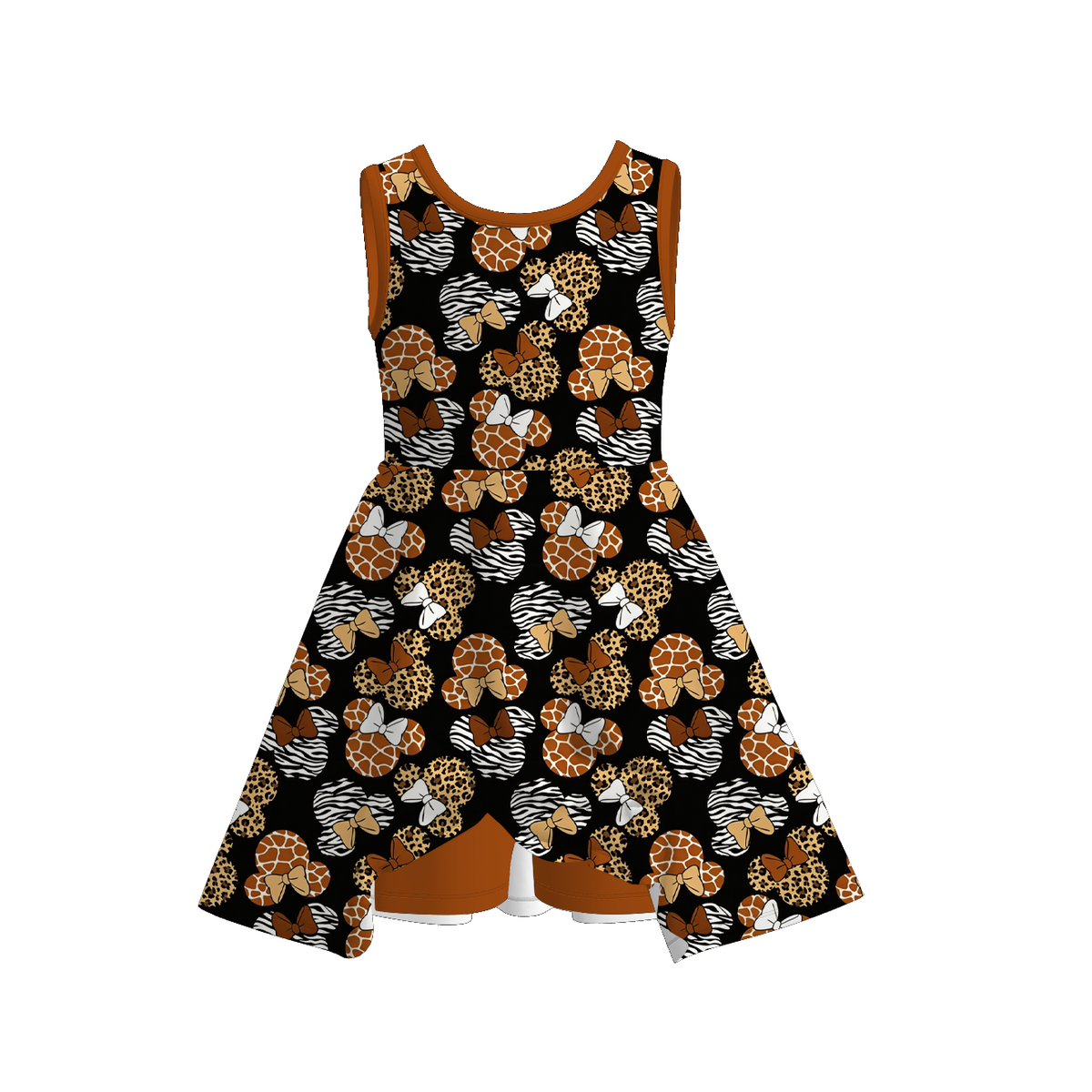 (Pre Order)Family Fall Cartoon Print Dress&Set