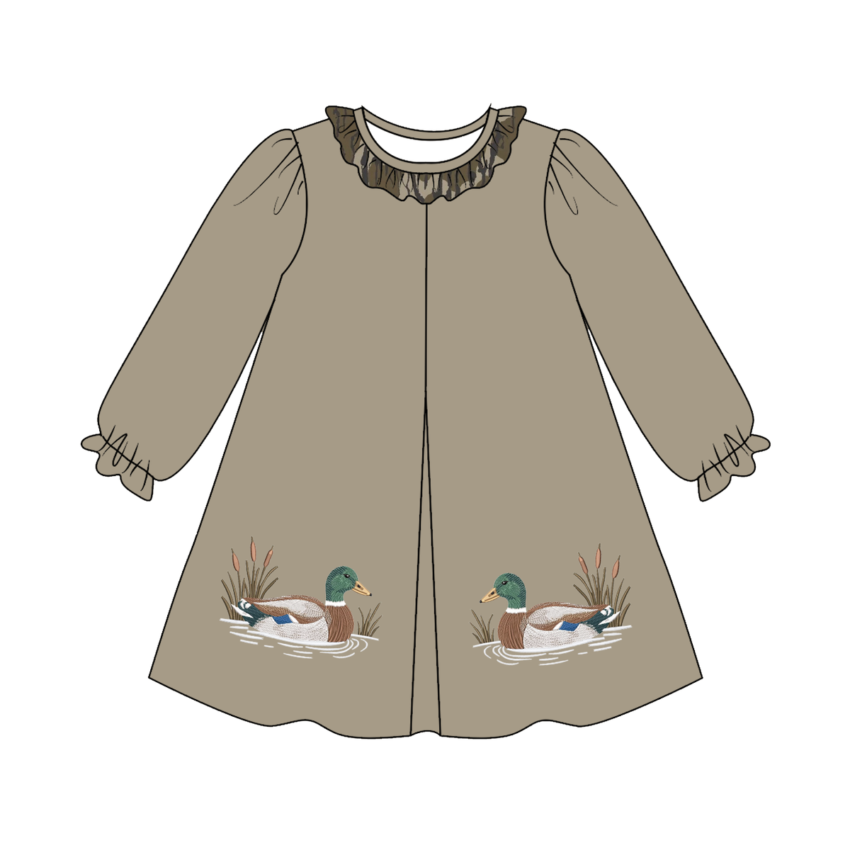(Weekly Pre-Order)Sisters Duck Embroidery Dress&Romper(Ends 10.18)