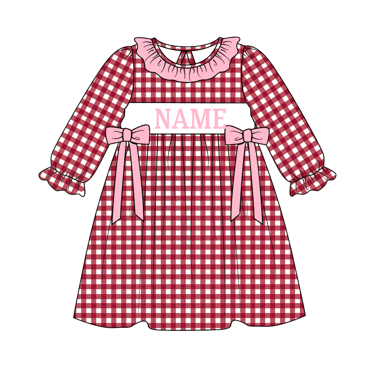 (Weekly Pre-Order)Siblings Spring&Summer Plaid Embroidery Smocked Dress,Set&Romper(Ends 11.1)