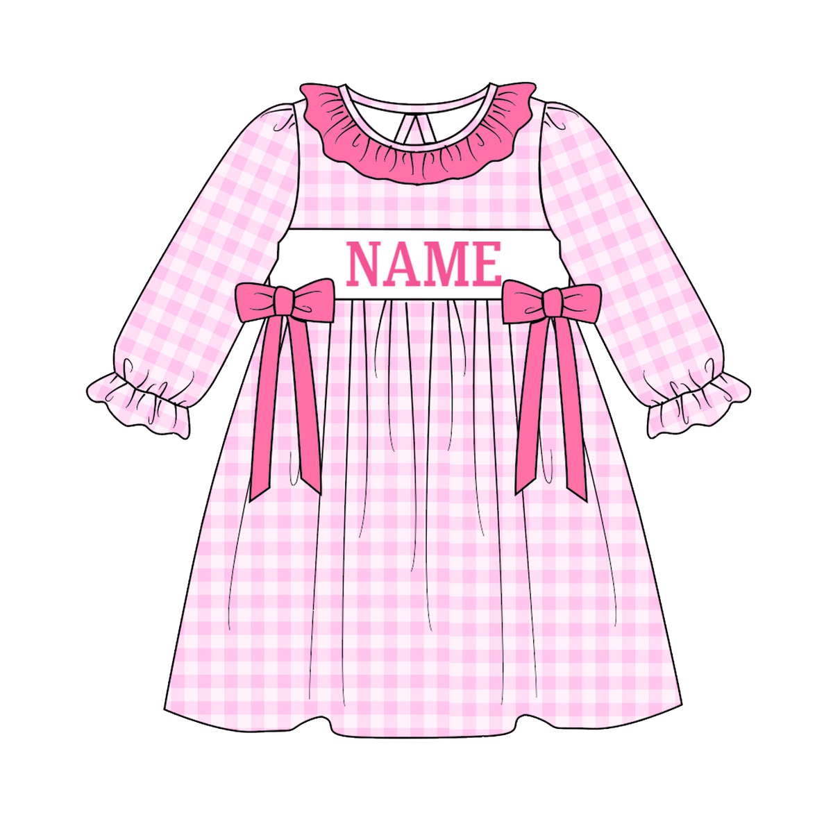 (Weekly Pre-Order)Siblings Spring&Summer Plaid Embroidery Smocked Dress,Set&Romper(Ends 11.1)