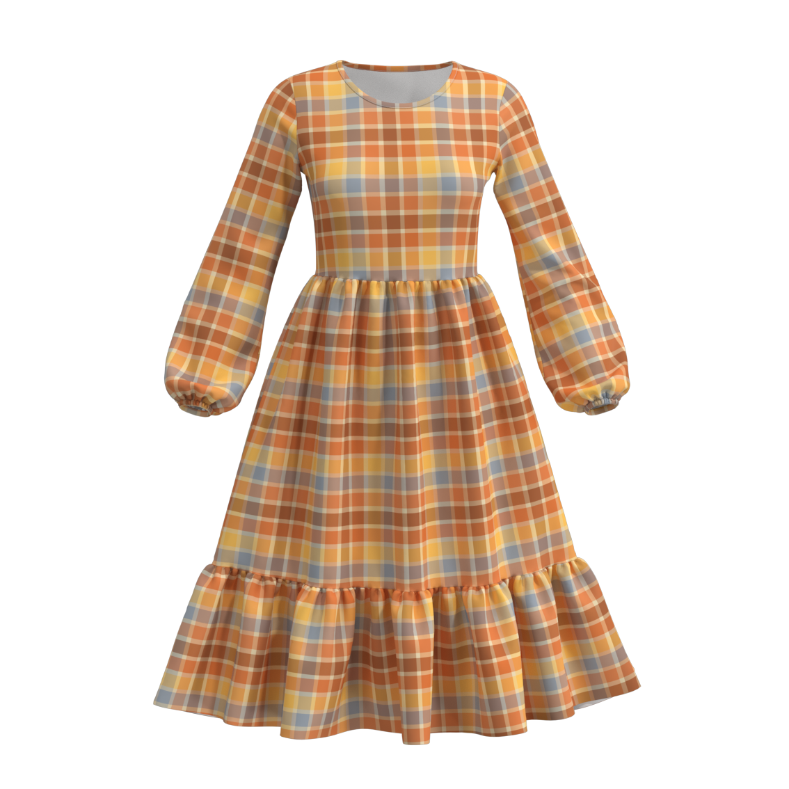 (Pre Order)Adult Thanksgiving Print Dress