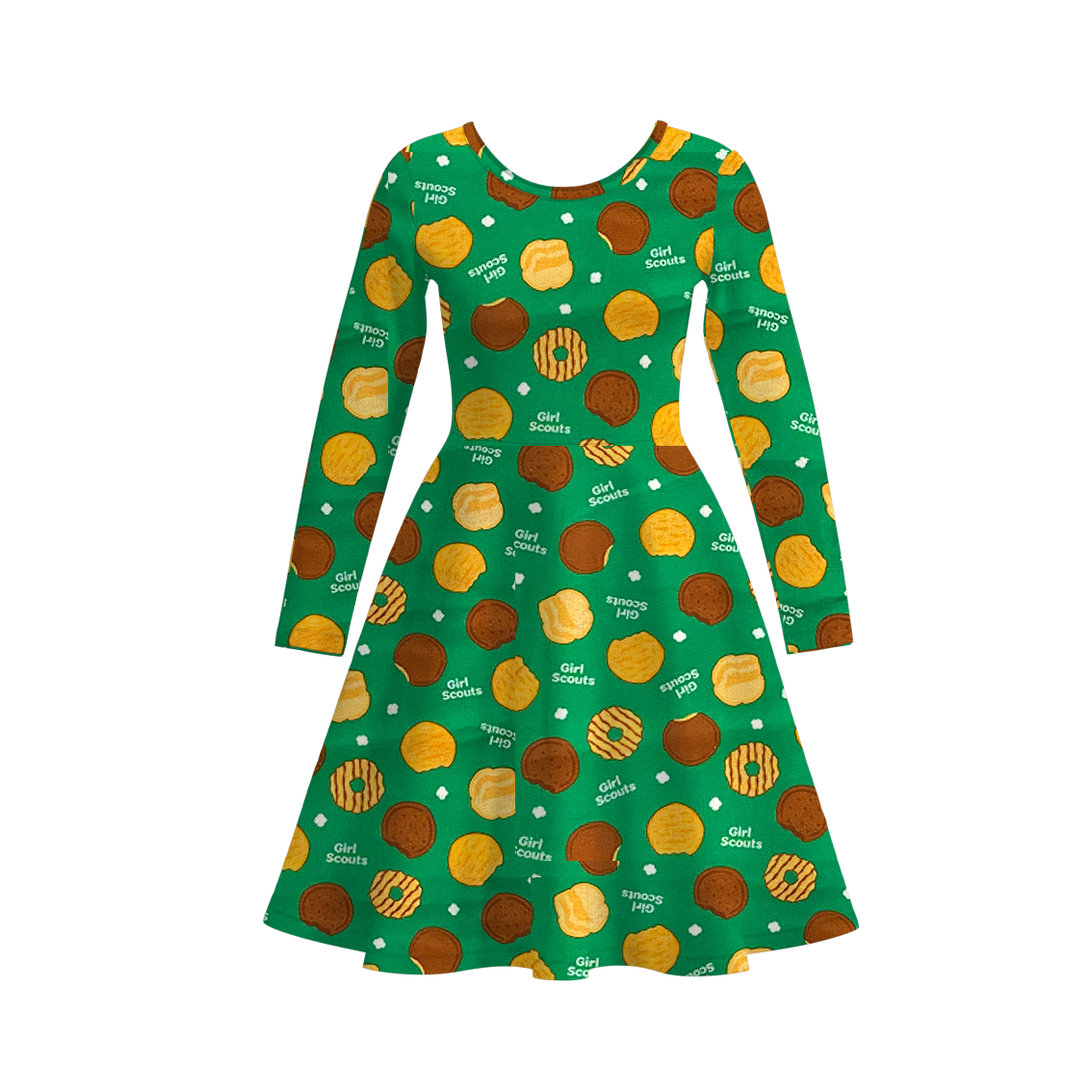 (Pre Order)Adults Fall Dessert Print Dress