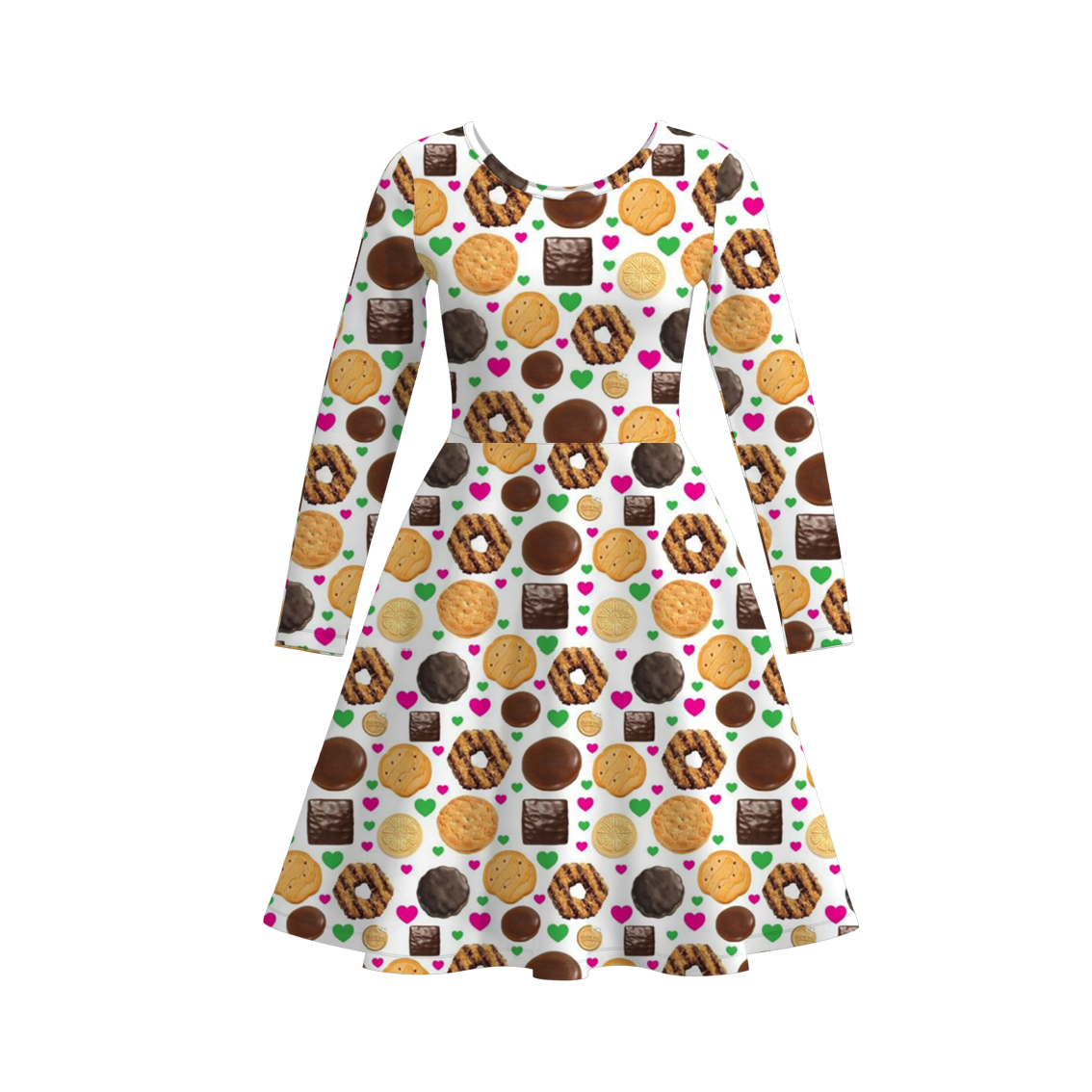 (Pre Order)Adults Fall Dessert Print Dress