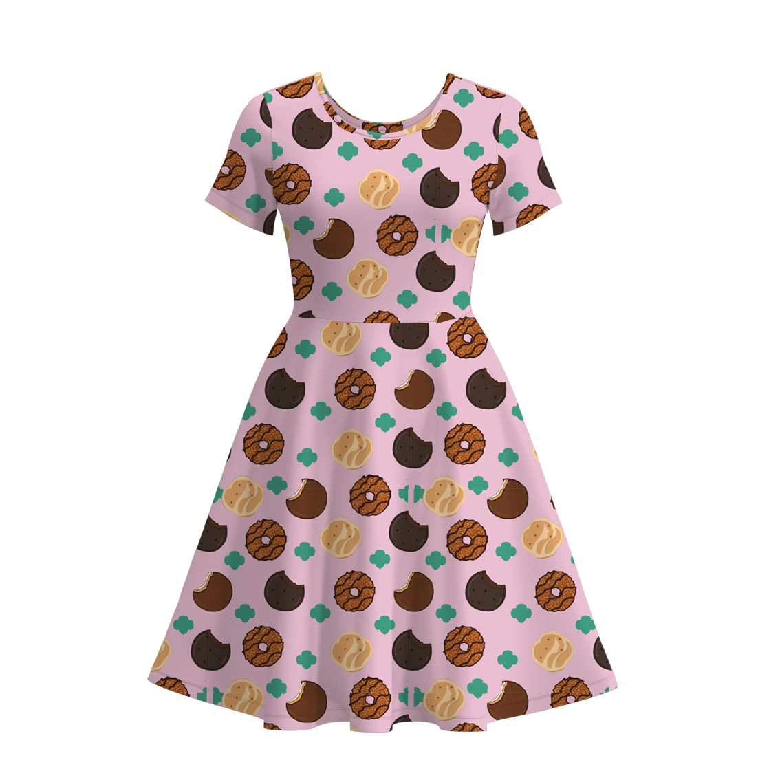 (Pre Order)Adults Dessert Print Dress