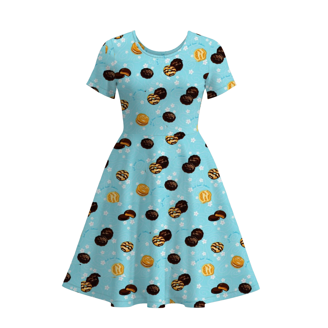 (Pre Order)Adults Dessert Print Dress