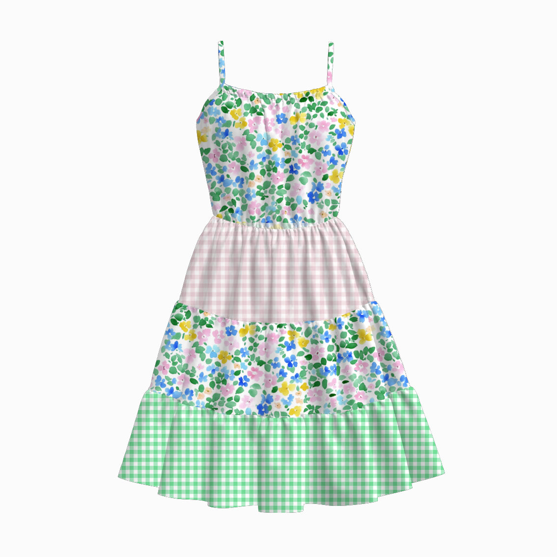 (Pre Order)Adults Spring and Summer Floral Print Slip Dress