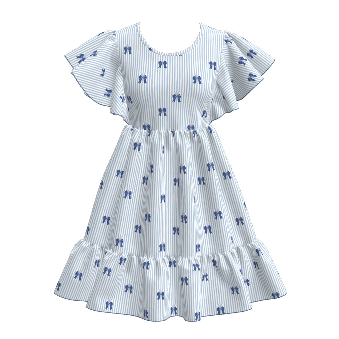 (Pre Order)Mommy and Me Spring&Summer Floral Print Dress