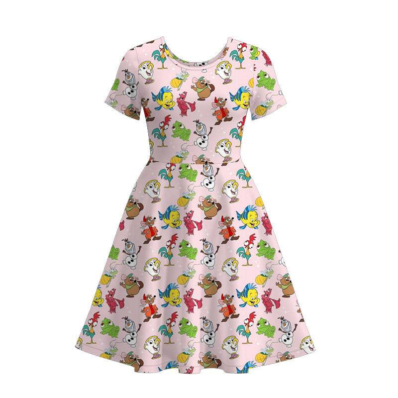 (Pre Order) Adults Spring and Summer Cartoon Print Dress