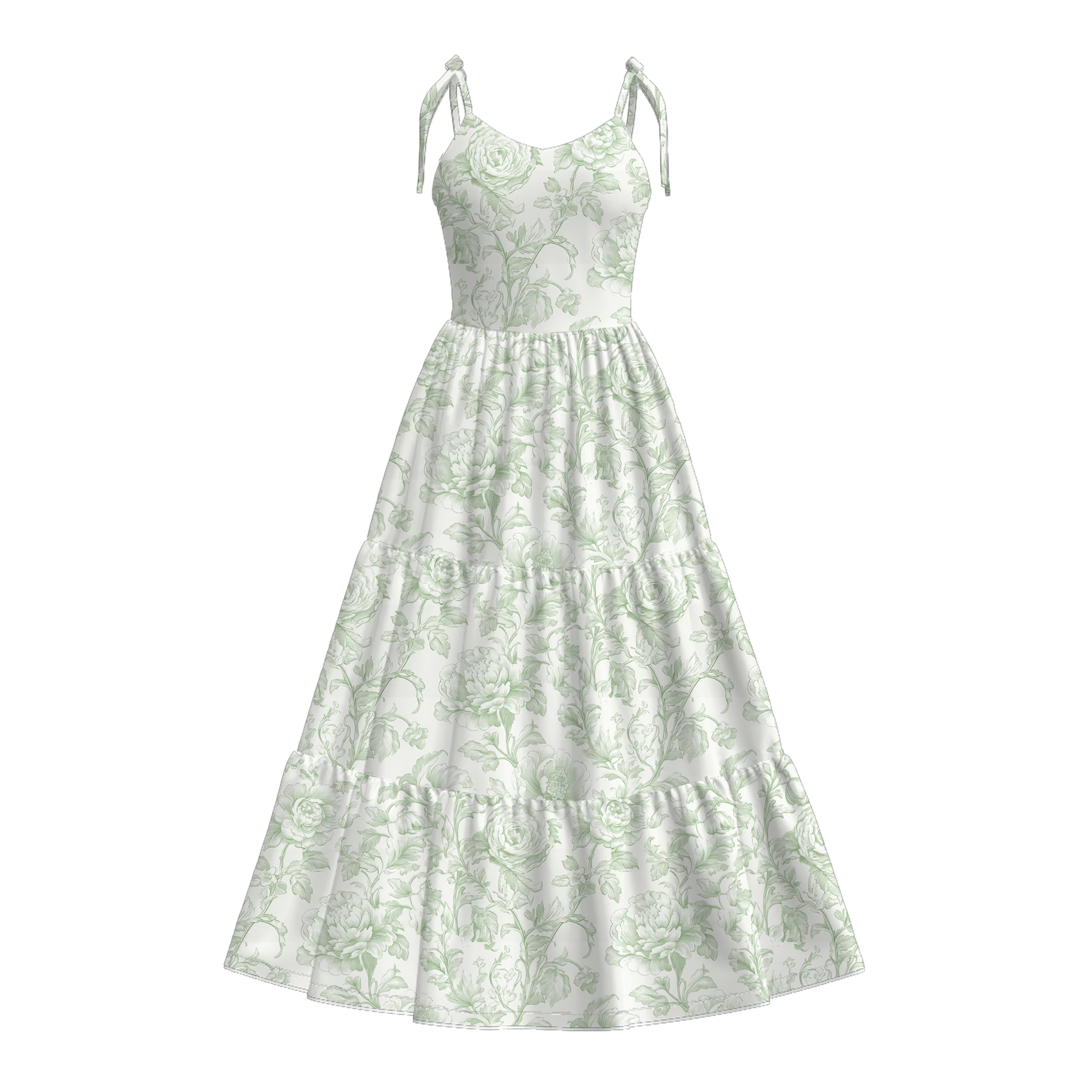 (Pre Order)Mommy&Me Spring and Summer Floral Print MAXI Dress