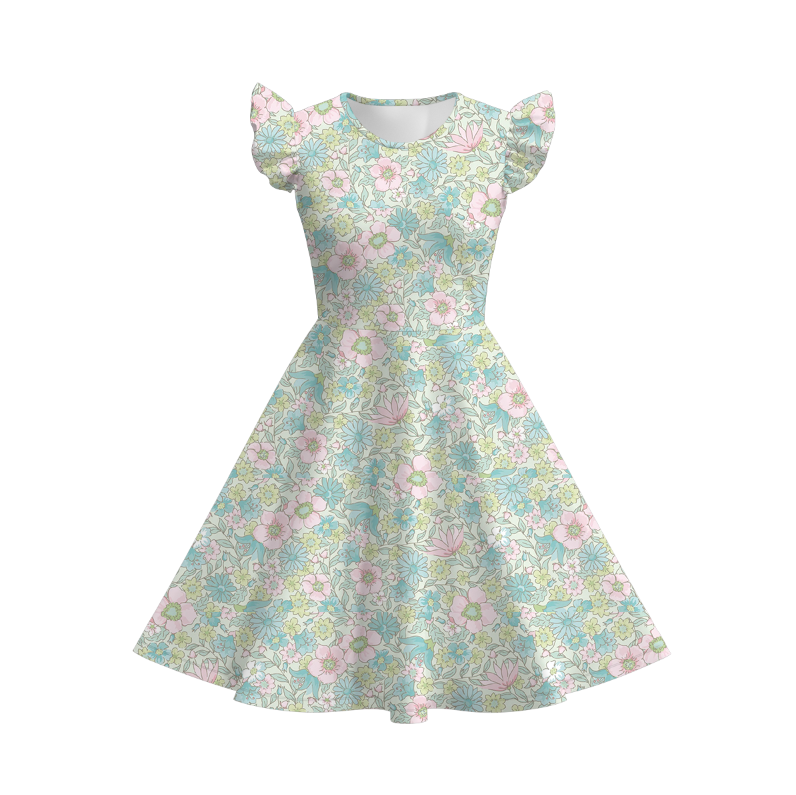 (Pre Order)Family Spring&Summer Floral Print Dress&Romper