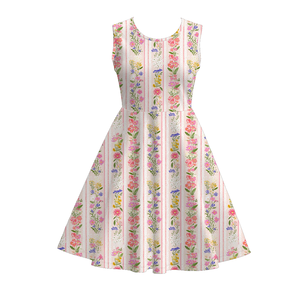 (Pre Order)Family Spring&Summer Floral Print Dress,Set&Romper