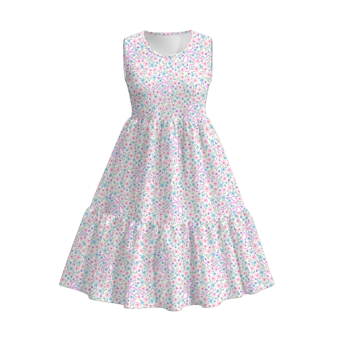 (Pre Order)Family Spring&Summer Floral Print Dress,Set&Romper