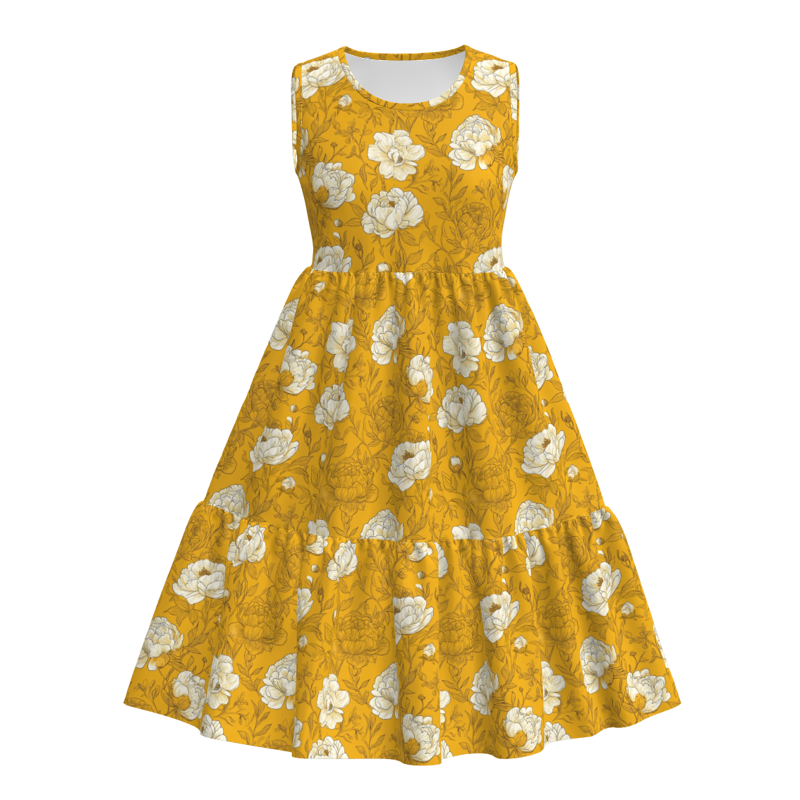 (Pre Order)Mommy and Me Spring&Summer Floral Print Dress