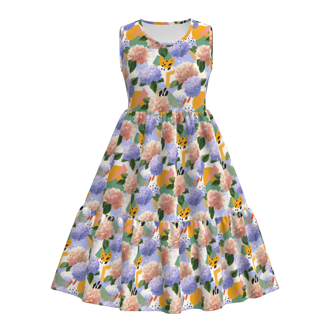 (Pre Order)Mommy and Me Spring&Summer Floral Print Dress