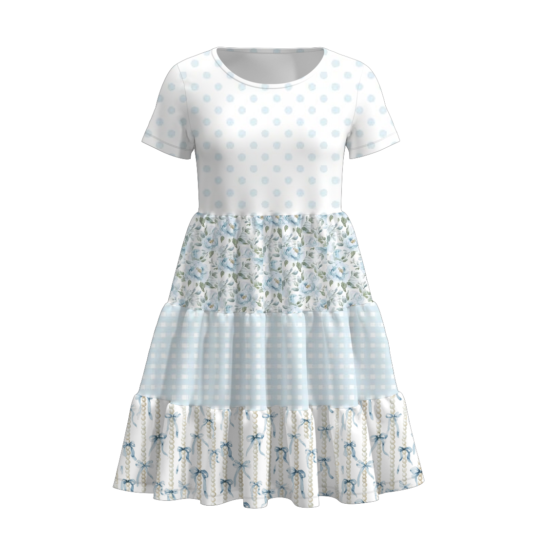 (Pre Order+Prepack Zone)Family Spring&Summer Floral Print Dress(Mix Size)