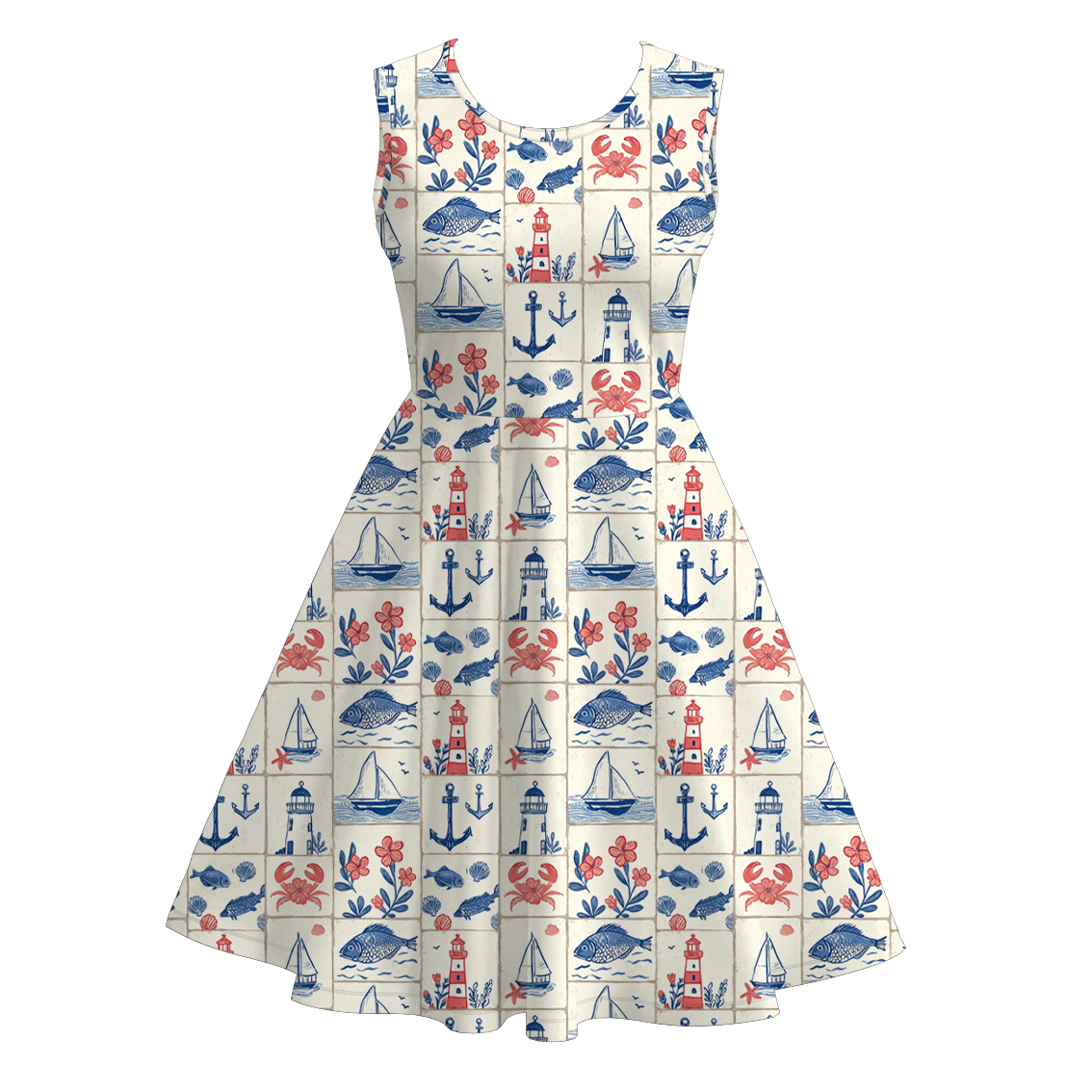 (Pre Order+Prepack Zone)Family Spring&Summer Print Dress(Mix Size)