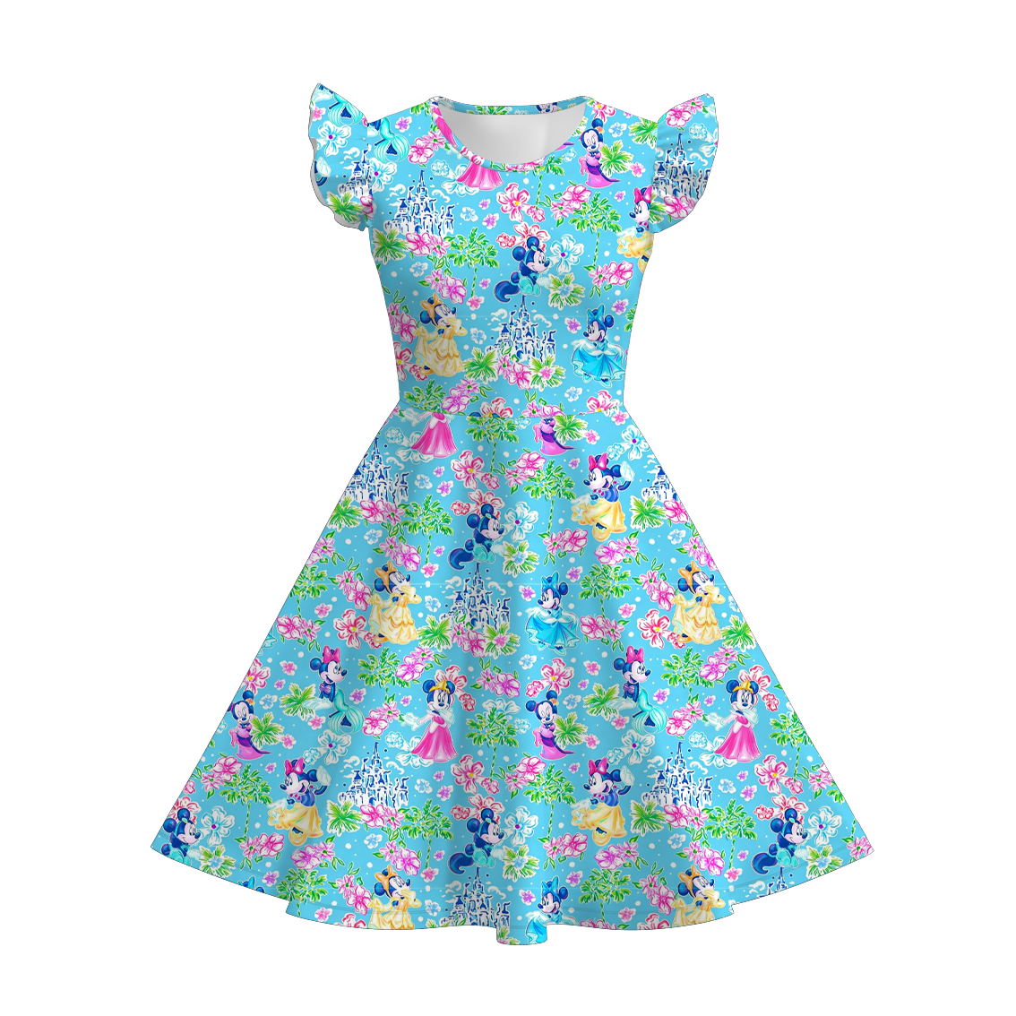 (Pre Order+Prepack Zone)Family Spring&Summer Print Dress(Mix Size)