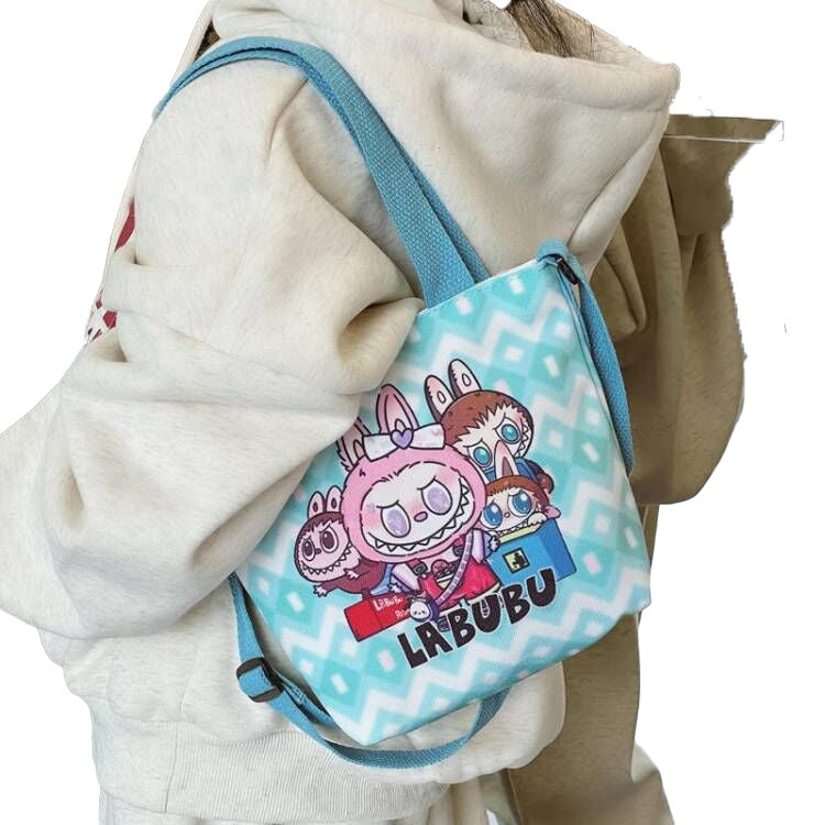 (Pre Order)Kids Cartoon Print Crossbody Handbag
