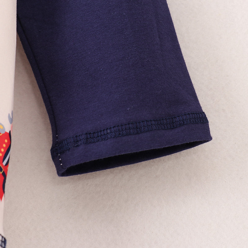 (In Stock L26-4-3)Boys Christmas Nutcracker Print Top