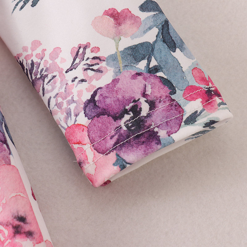 (In Stock E21-5-2)Fall Girls Floral Print Dress