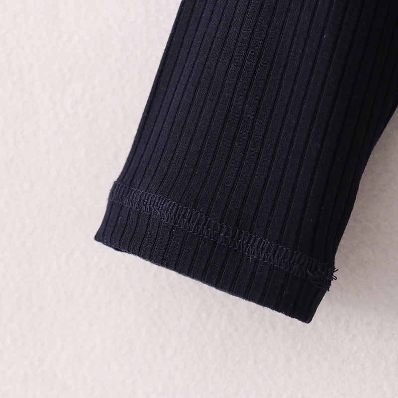 (In Stock E28-6-3)Boys Football Print Rib Fabric Top