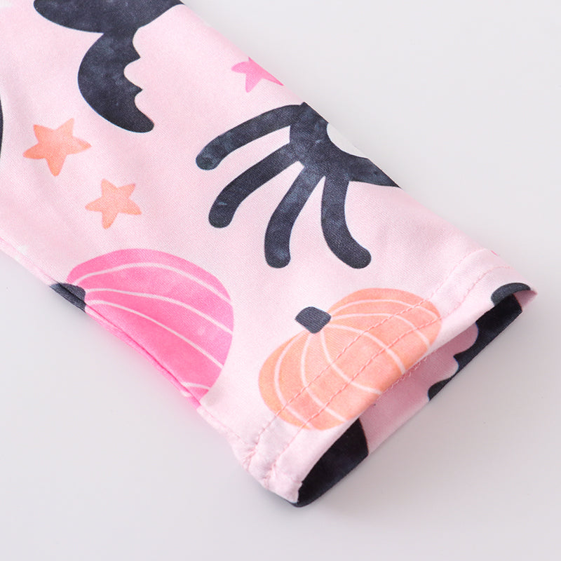 (In Stock E29-01-03)Girls Cute Cartoon Print Dress