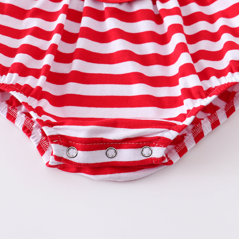 (In Stock Q08-02-01)Micky Mouse Embroidery BOYS Romper