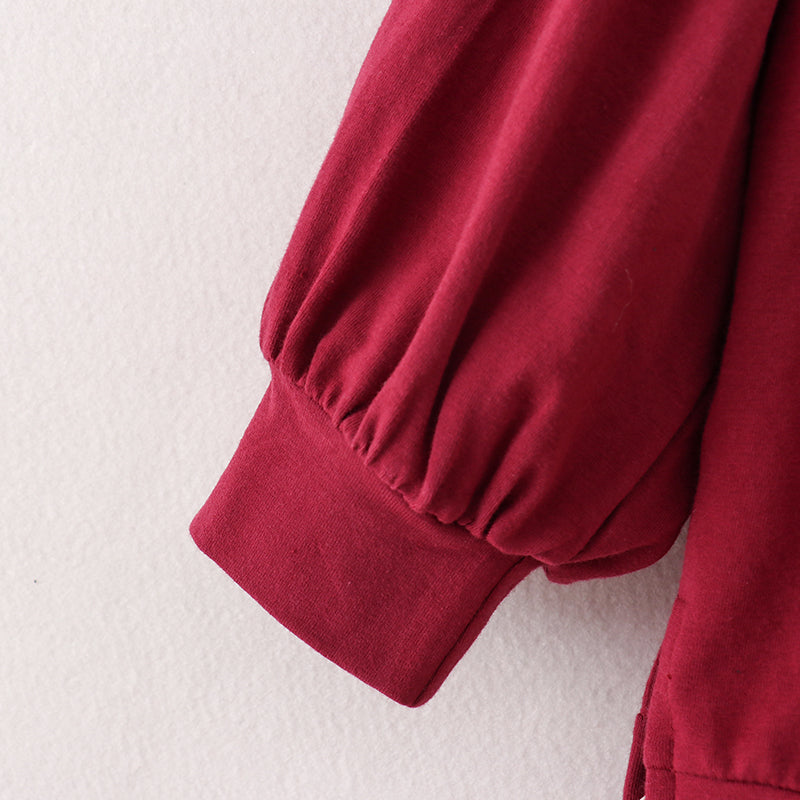 (In Stock E25-4-3)Fall Girls Leopard Print Skirt Set