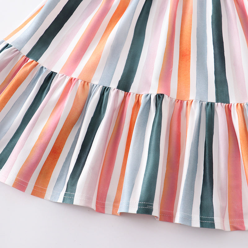 (In Stock)Mommy & Me Colour Stripe Dress