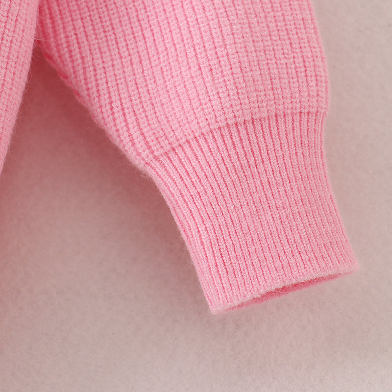 (In Stock Q4-6-1)Girls Halloween Skull Chenille Patches Sweater